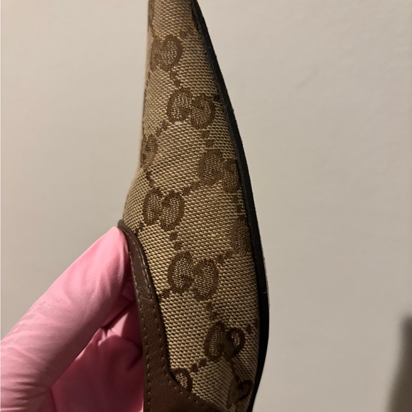 Gucci GG Monogram Slingback Flats - Picture 6 of 13